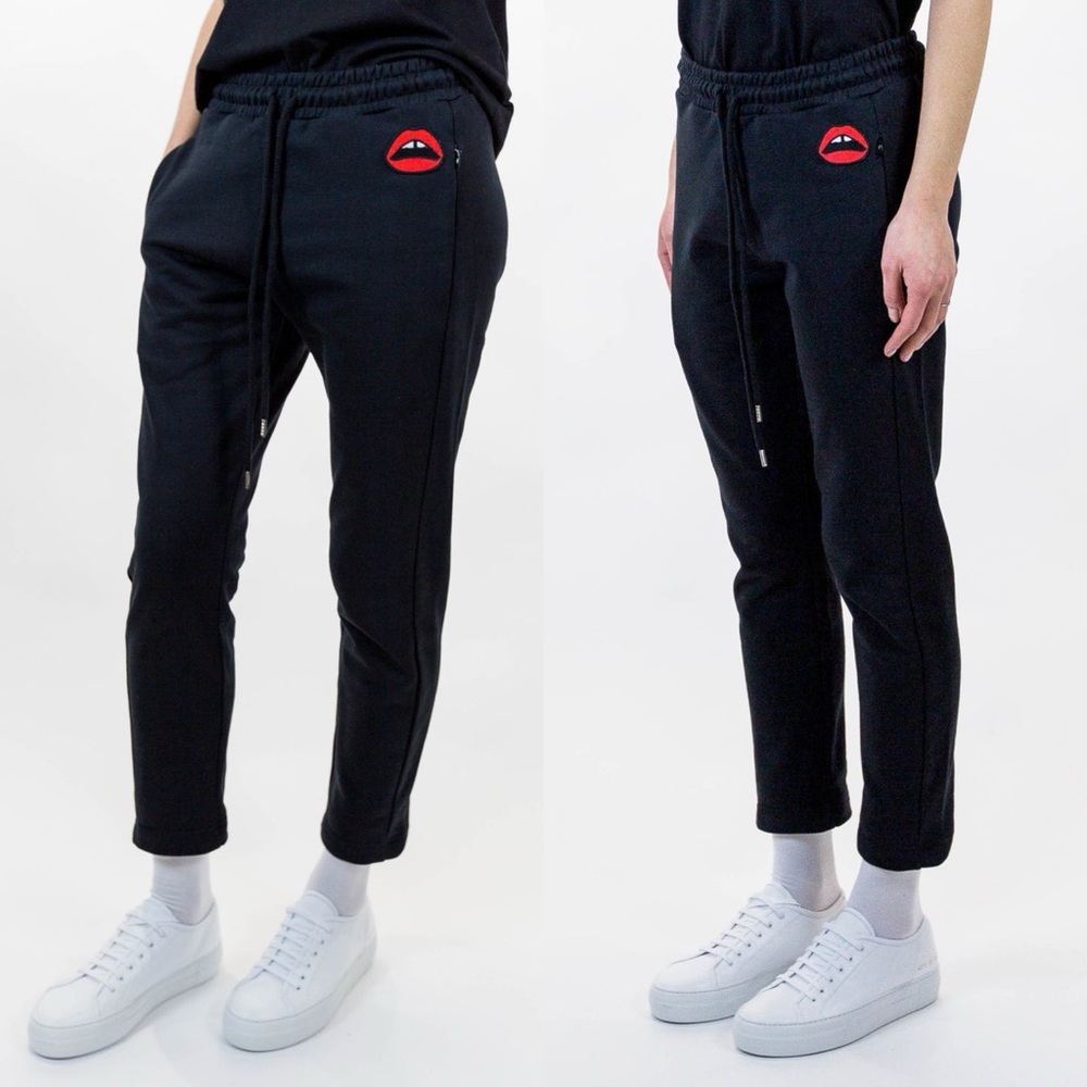 Markus Lupfer Lara Lip Daria Jogger Sweatpants Black Medium